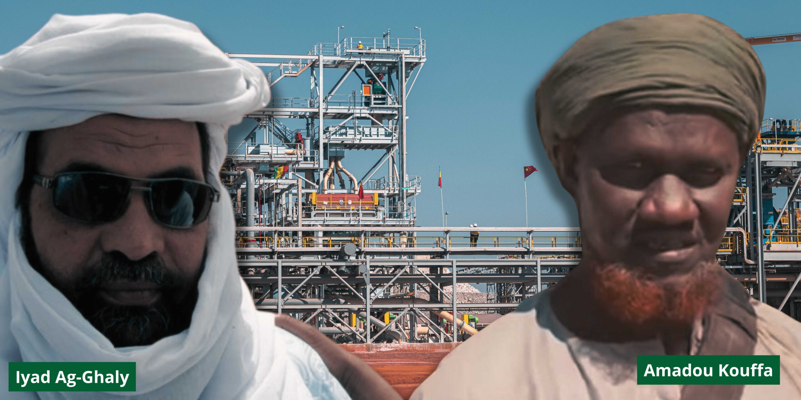 Iyad Ag Ghaly et Amadou Koufa, dirigeants du JNIM