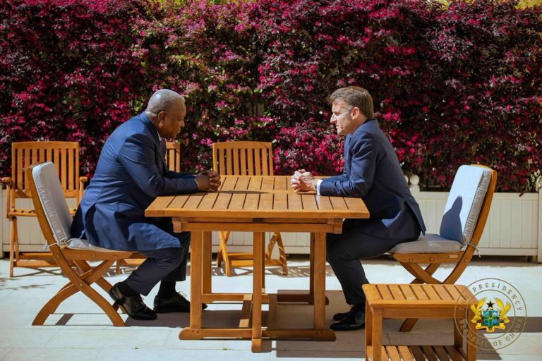 Macron et Mahama à l'Élysée