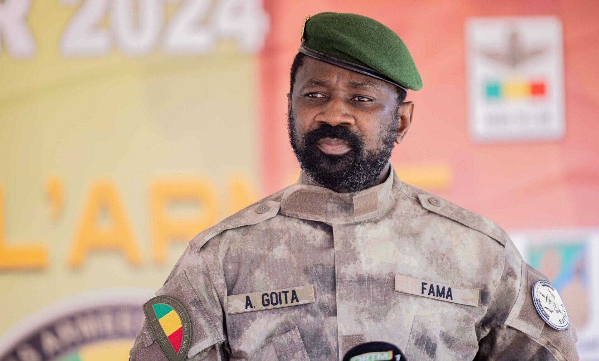 Le colonel Assimi Goïta, chef de la junte militaire malienne.